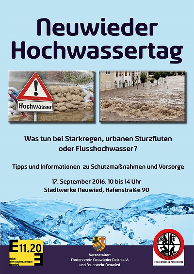 Neuwieder Hochwassertag am Samstag den 17.09.2016